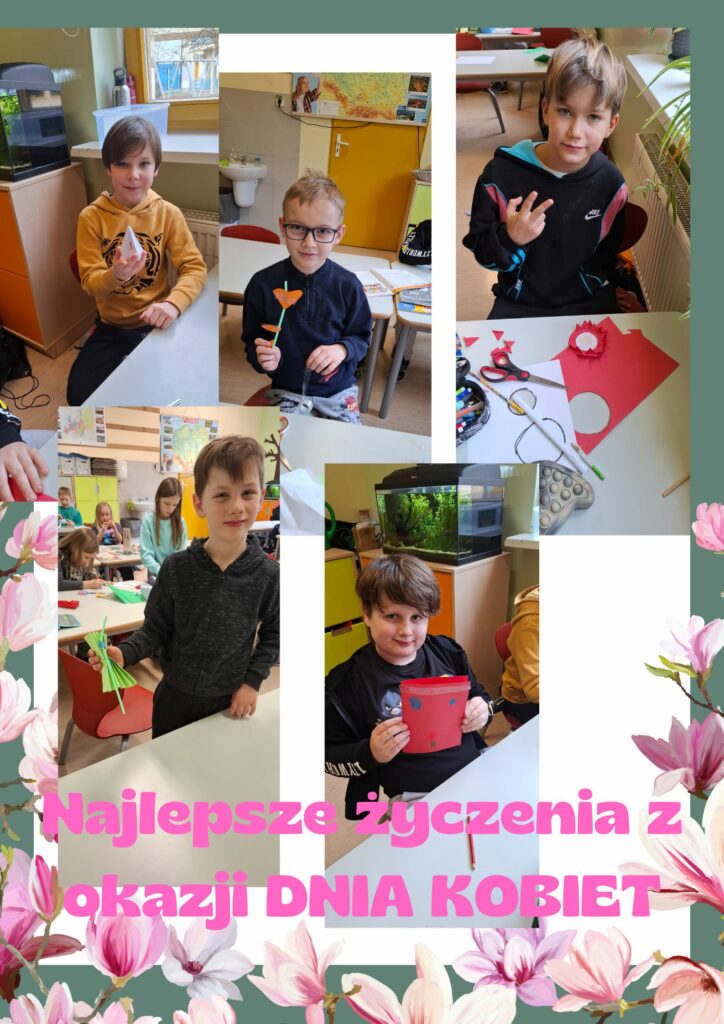 Dzień Kobiet w klasach młodszych