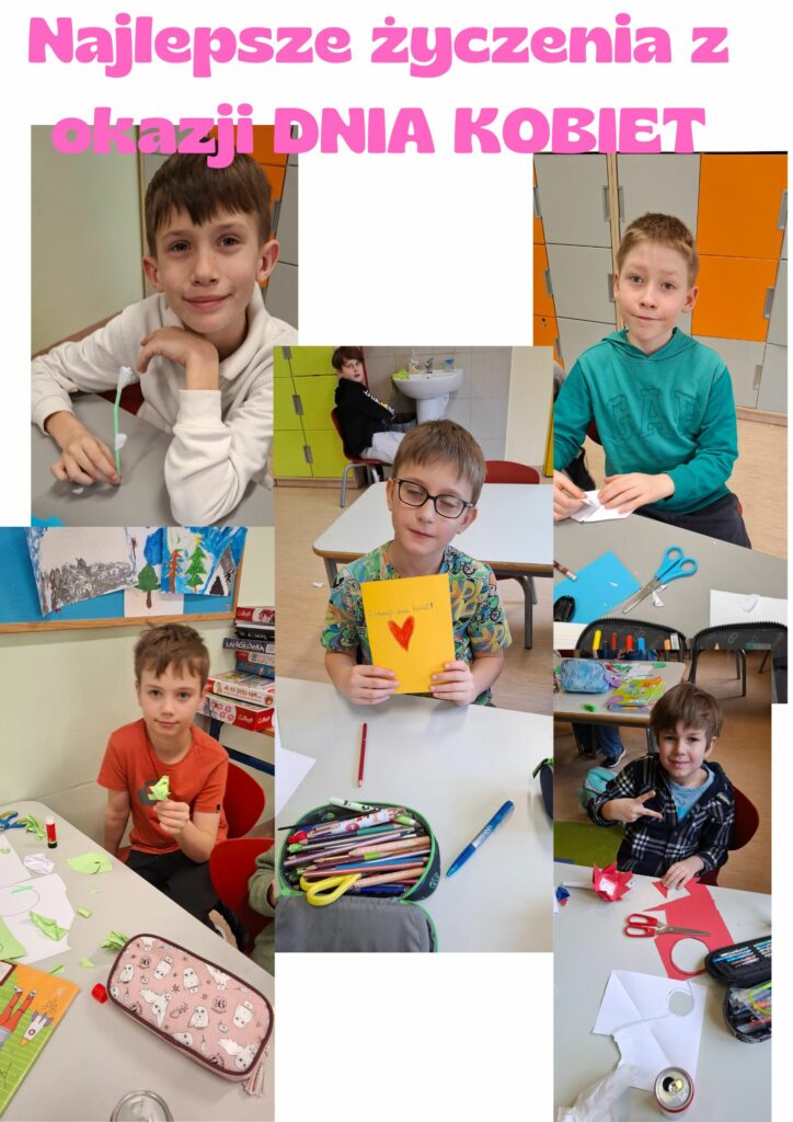 Dzień Kobiet w klasach młodszych