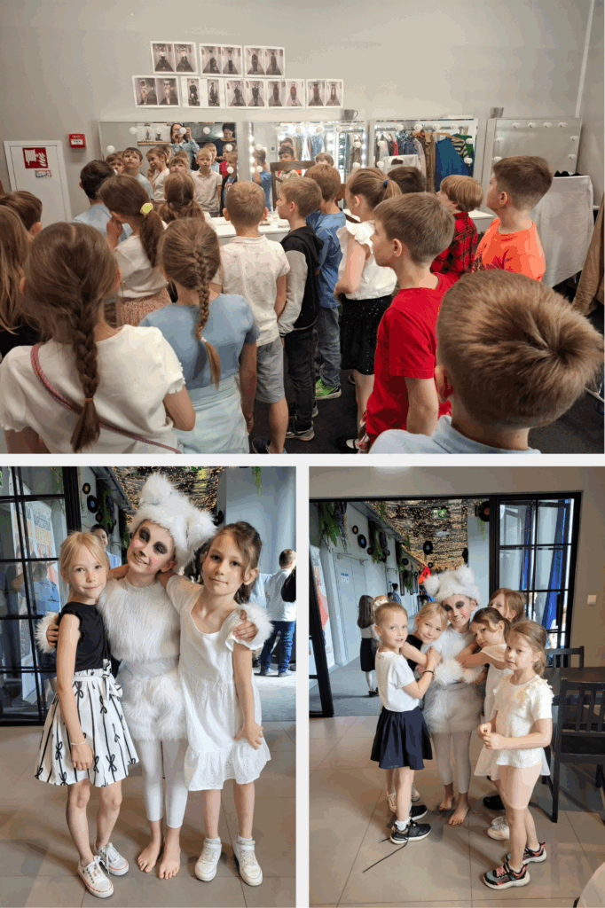 Wycieczka do teatru klas 1b i 1c