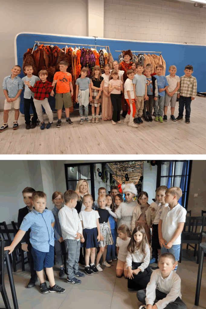 Wycieczka do teatru klas 1b i 1c