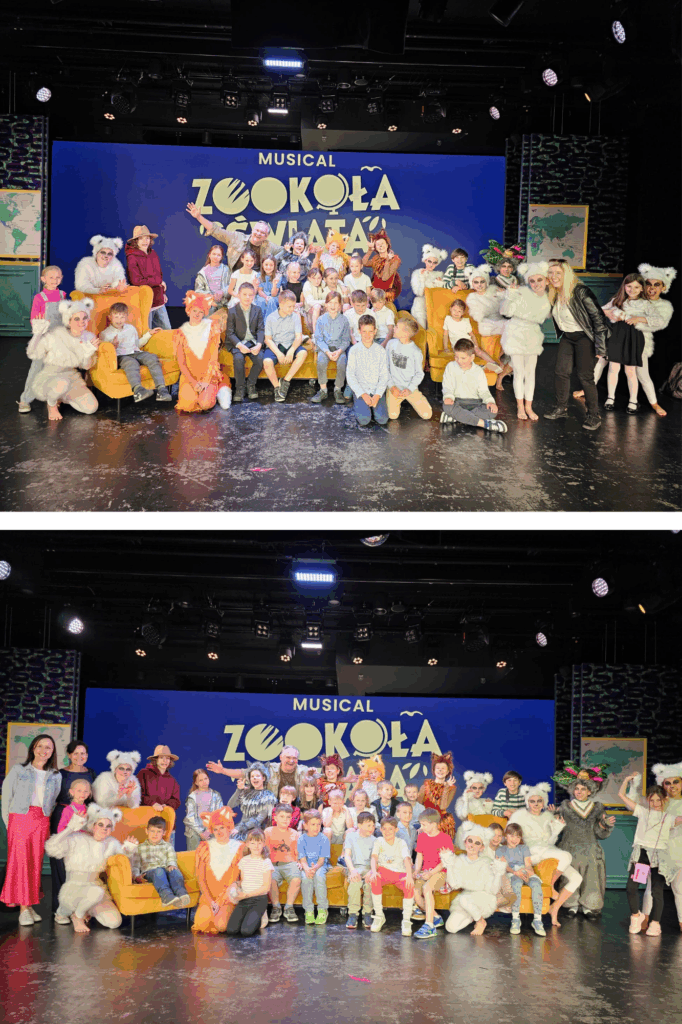 Wycieczka do teatru klas 1b i 1c