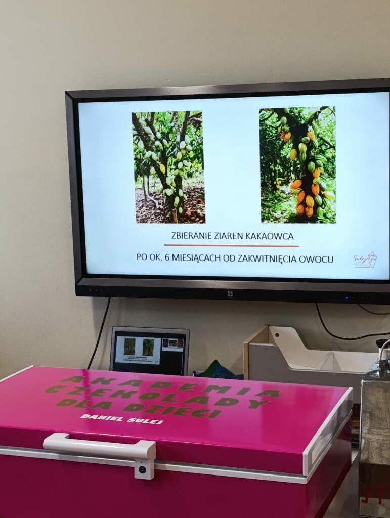 Warsztaty czekoladowe w klasach 1c, 3c i 3d