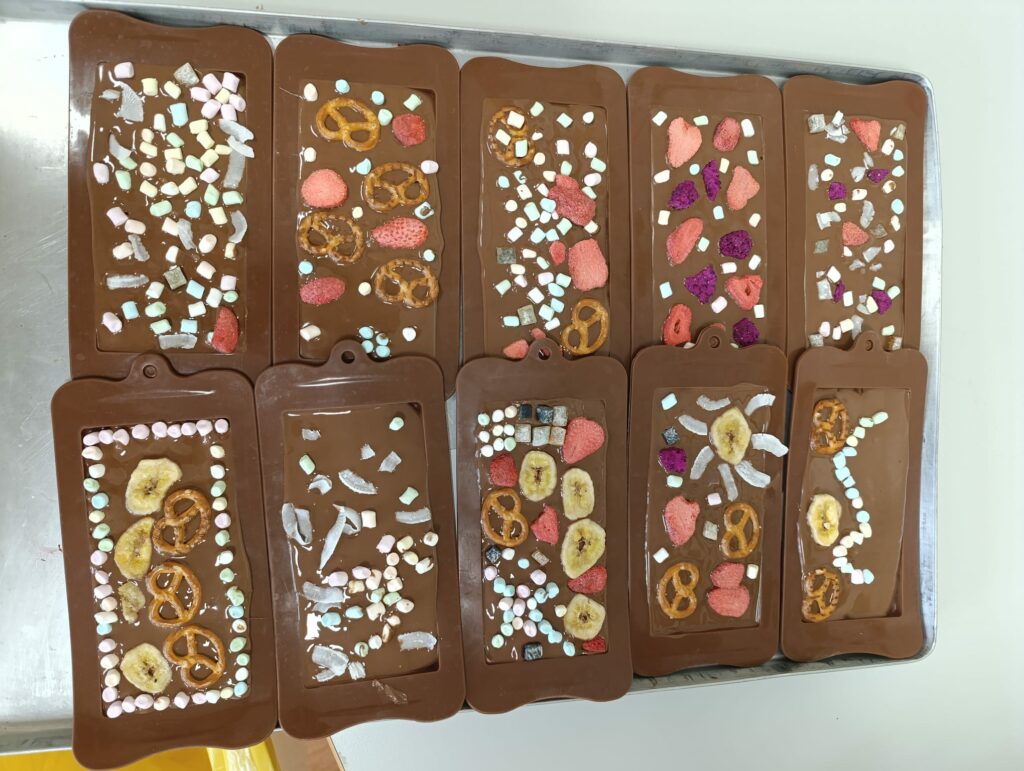 Warsztaty czekoladowe w klasach 1c, 3c i 3d