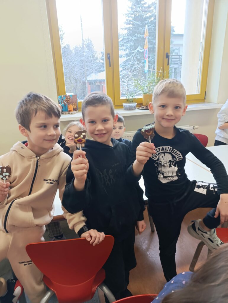 Warsztaty czekoladowe w klasach 1c, 3c i 3d