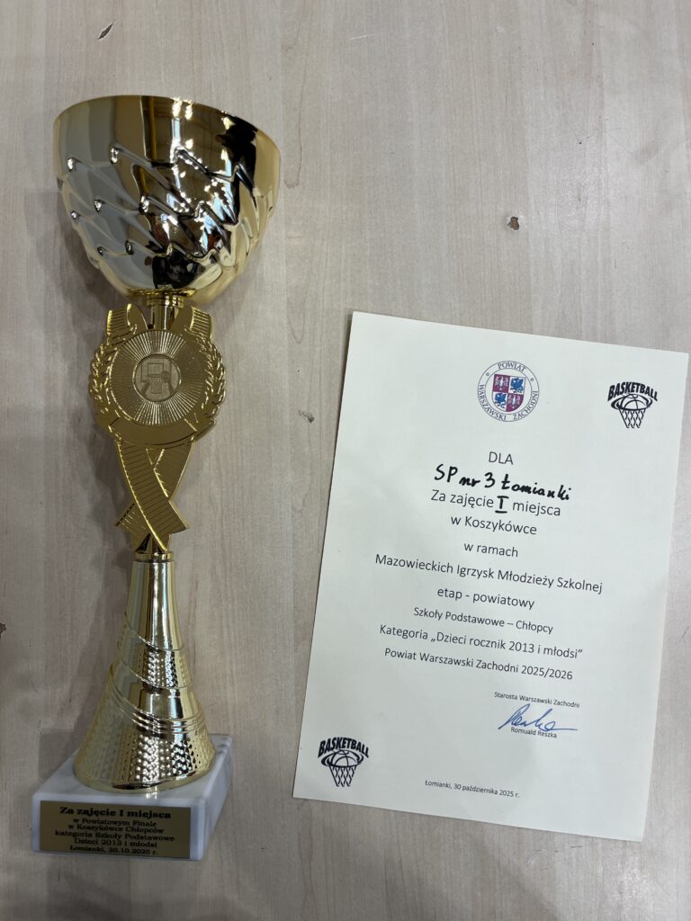 Finał Powiatu w Młodzieżowych Igrzyskach Młodzieży Szkolnej w koszykówce chłopców w kategorii dzieci rocznik 2013 i młodsi