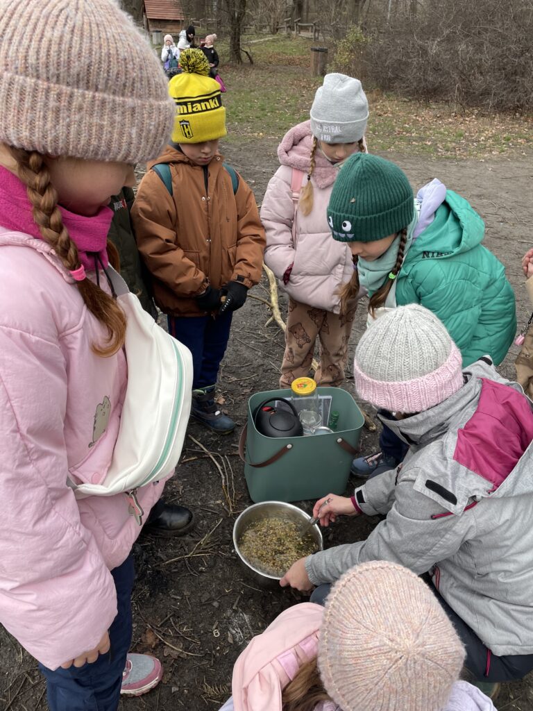 Wycieczka klasy 3c do Parku Młocińskiego