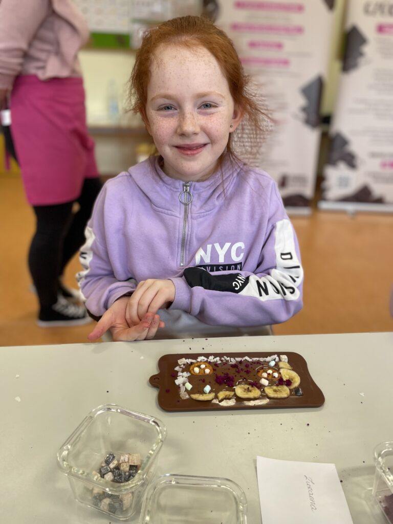 Warsztaty czekoladowe w klasach 1c, 3c i 3d