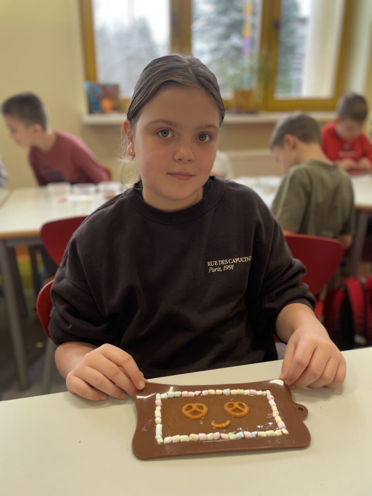 Warsztaty czekoladowe w klasach 1c, 3c i 3d