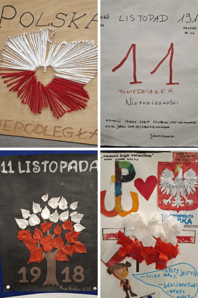 Konkurs plastyczny „Narodowe Święto Niepodległości oczami uczniów klas 1–3"