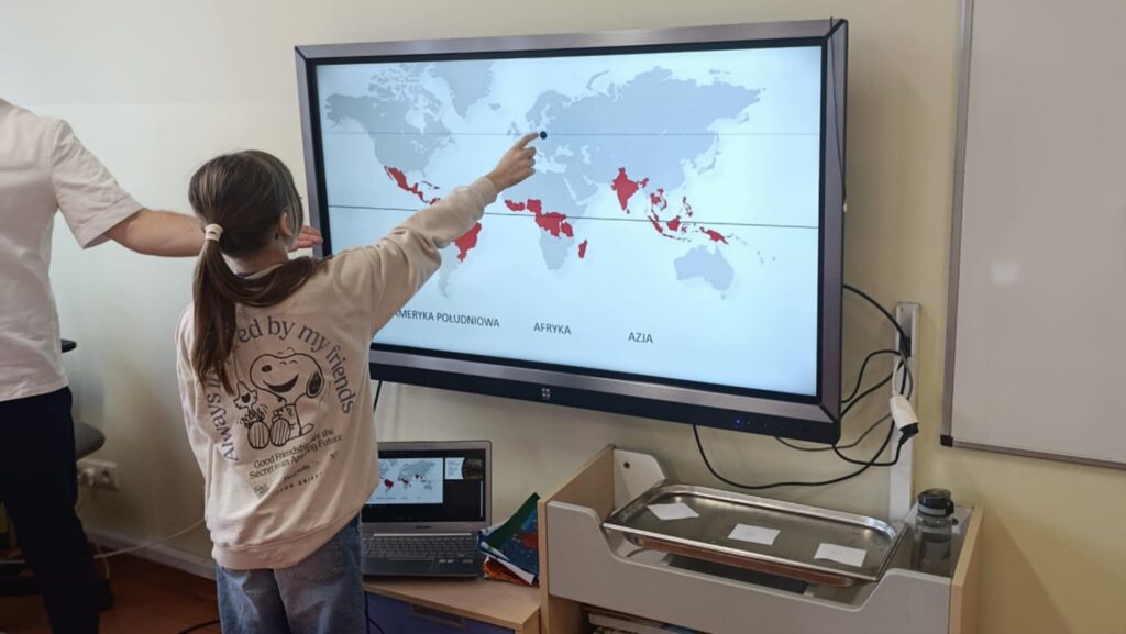 Warsztaty czekoladowe w klasach 1c, 3c i 3d