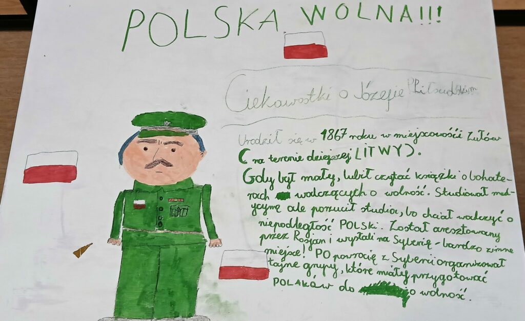 Wyniki szkolnego konkursu historycznego pt. „Bohaterowie naszej wolności"