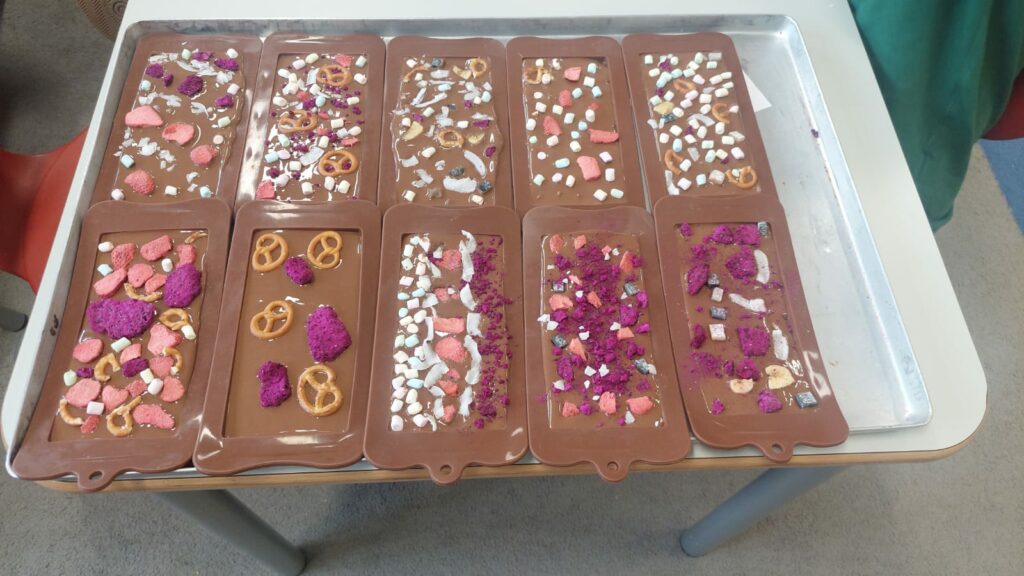 Warsztaty czekoladowe w klasach 1c, 3c i 3d