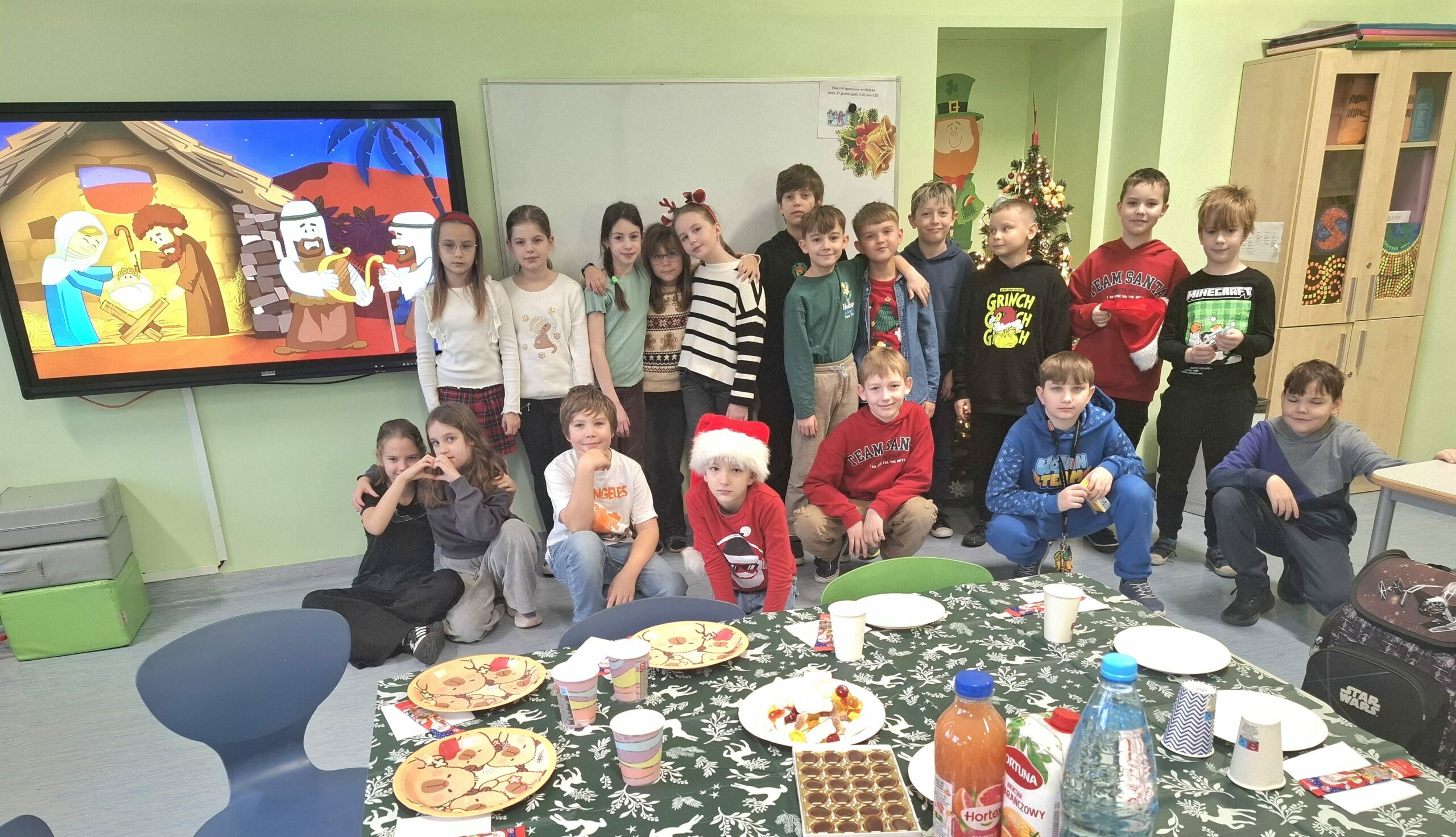 Spotkania wigilijne w klasach 1–3