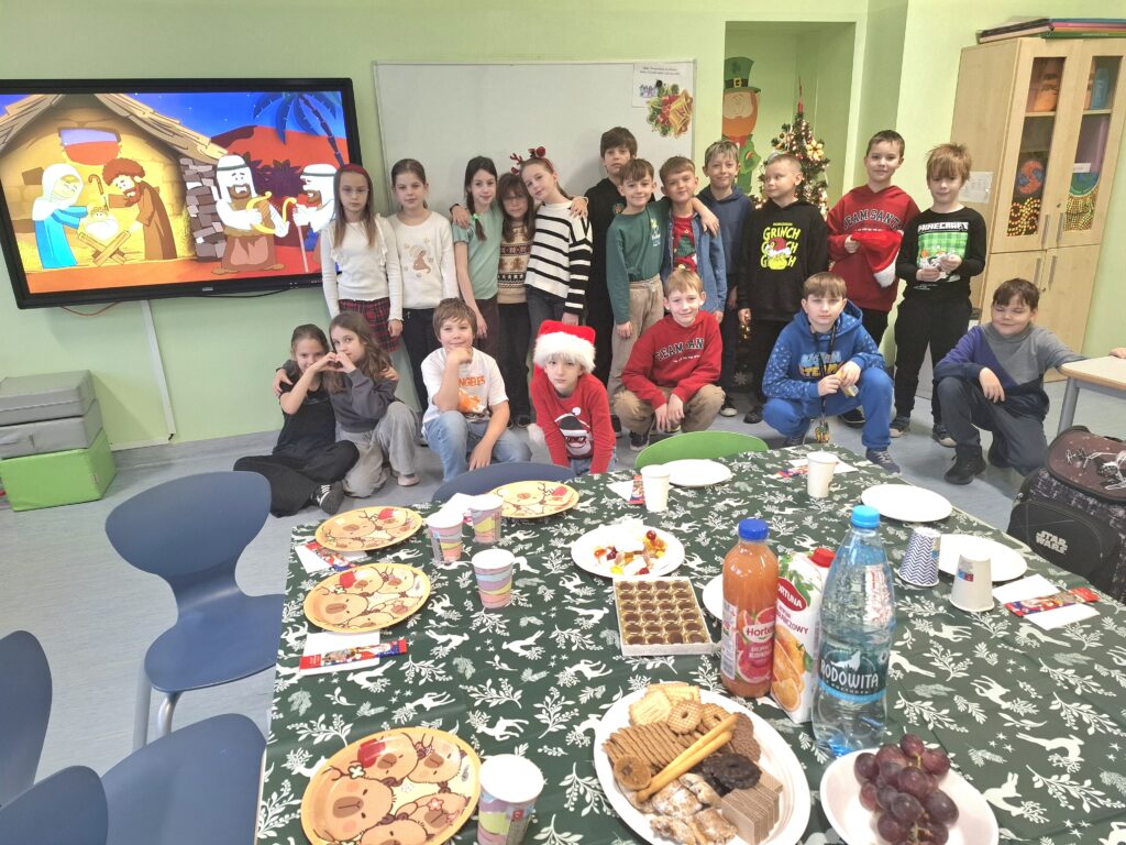 Spotkania wigilijne w klasach 1–3