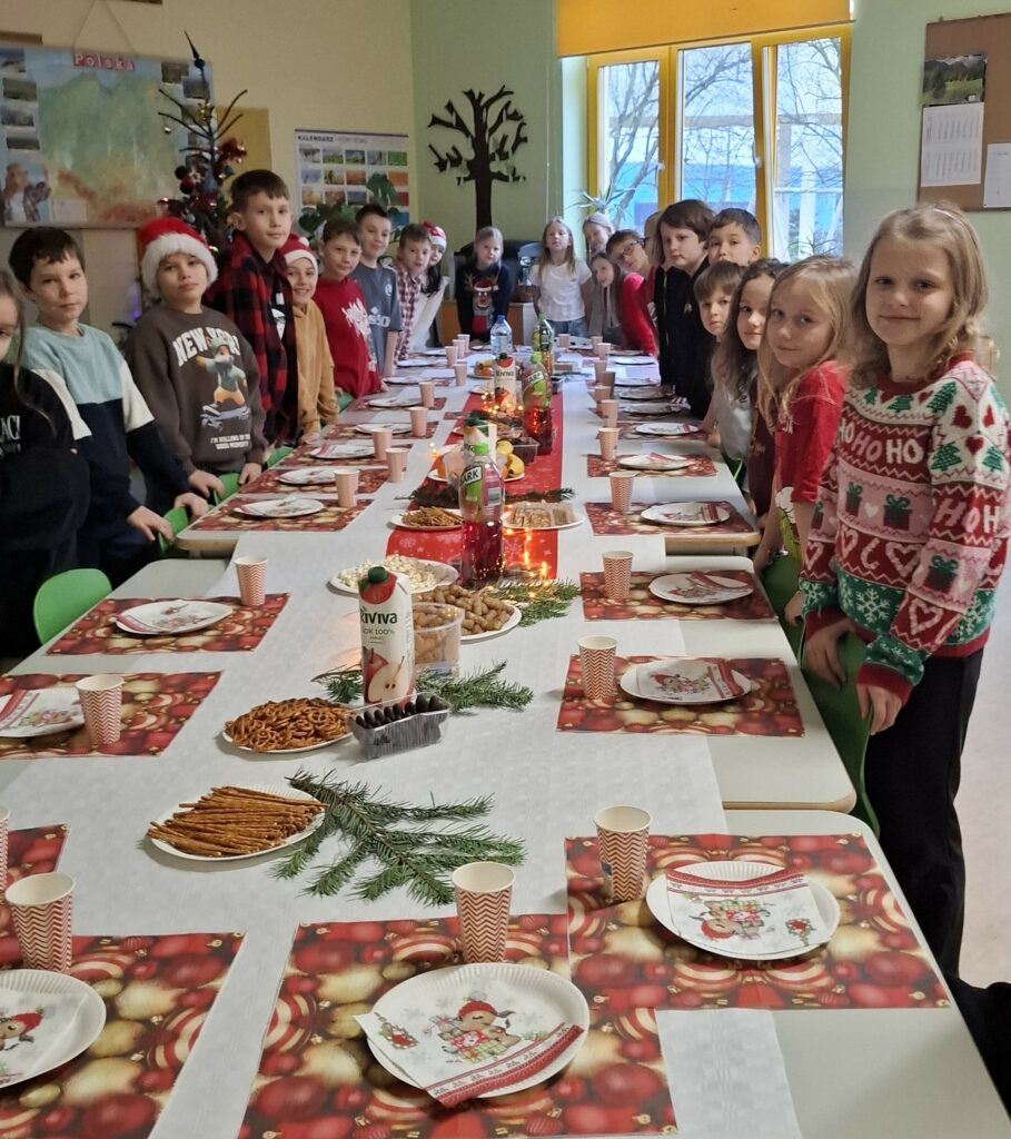 Spotkania wigilijne w klasach 1–3