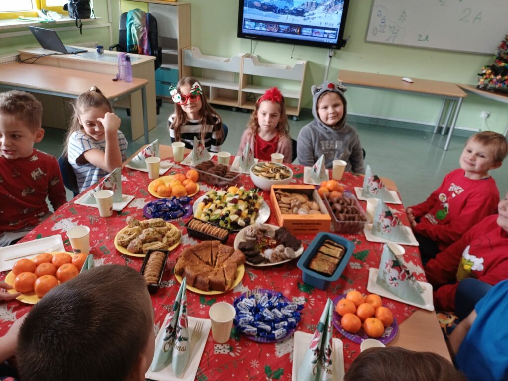 Wigilijne spotkanie w klasie 2a