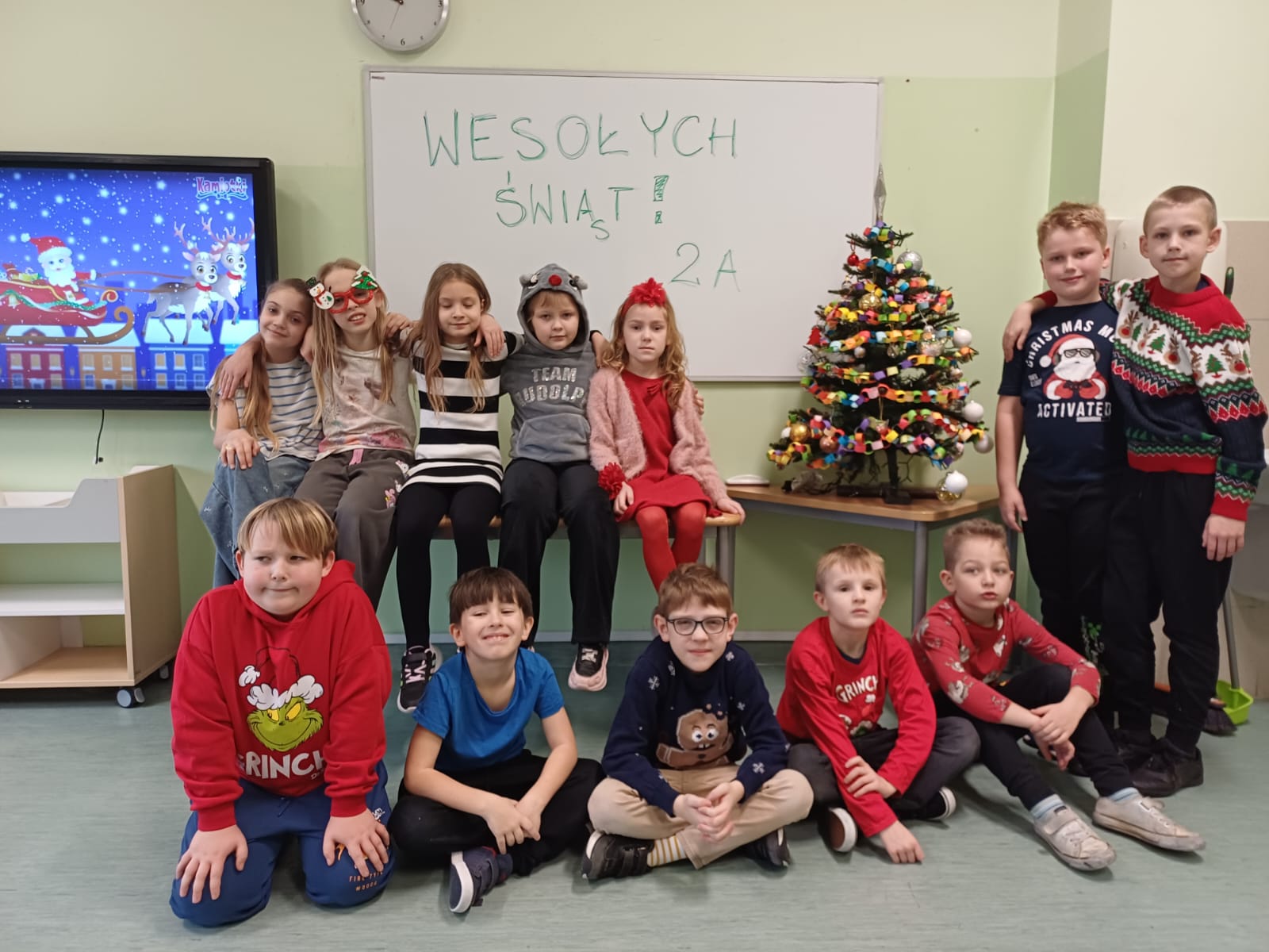 Wigilijne spotkanie w klasie 2a