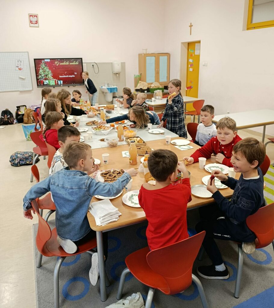 Spotkania wigilijne w klasach 1–3