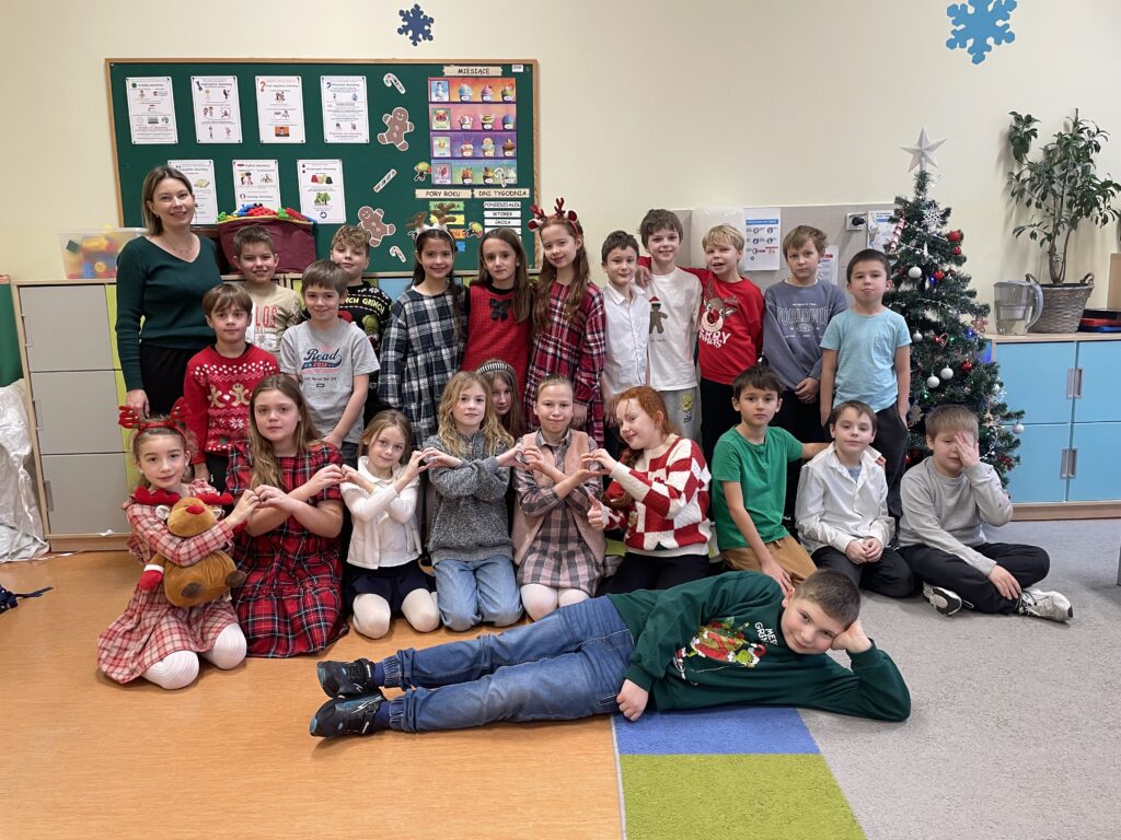 Spotkania wigilijne w klasach 1–3