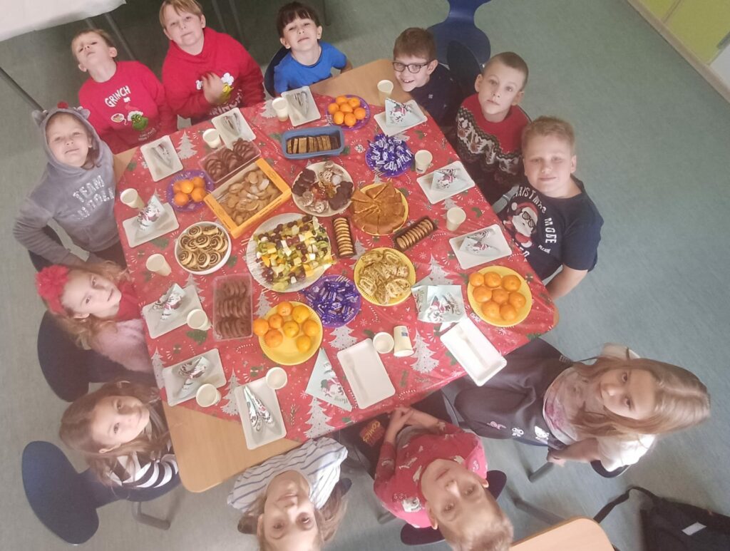 Wigilijne spotkanie w klasie 2a