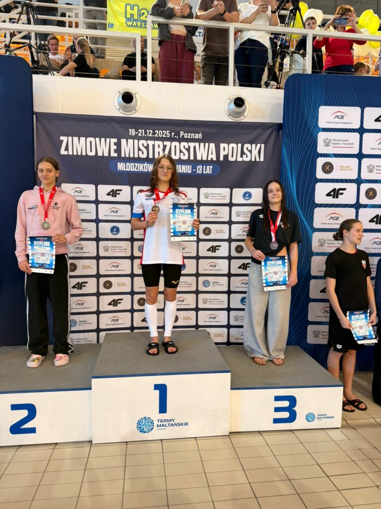 Sukcesy naszych uczniów na Zimowych Mistrzostwach Polski w Pływaniu 