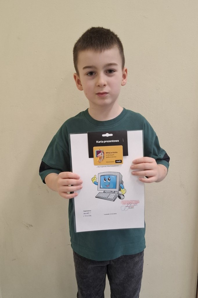 Konkurs pt. „Mój bezpieczny świat komputerowy"