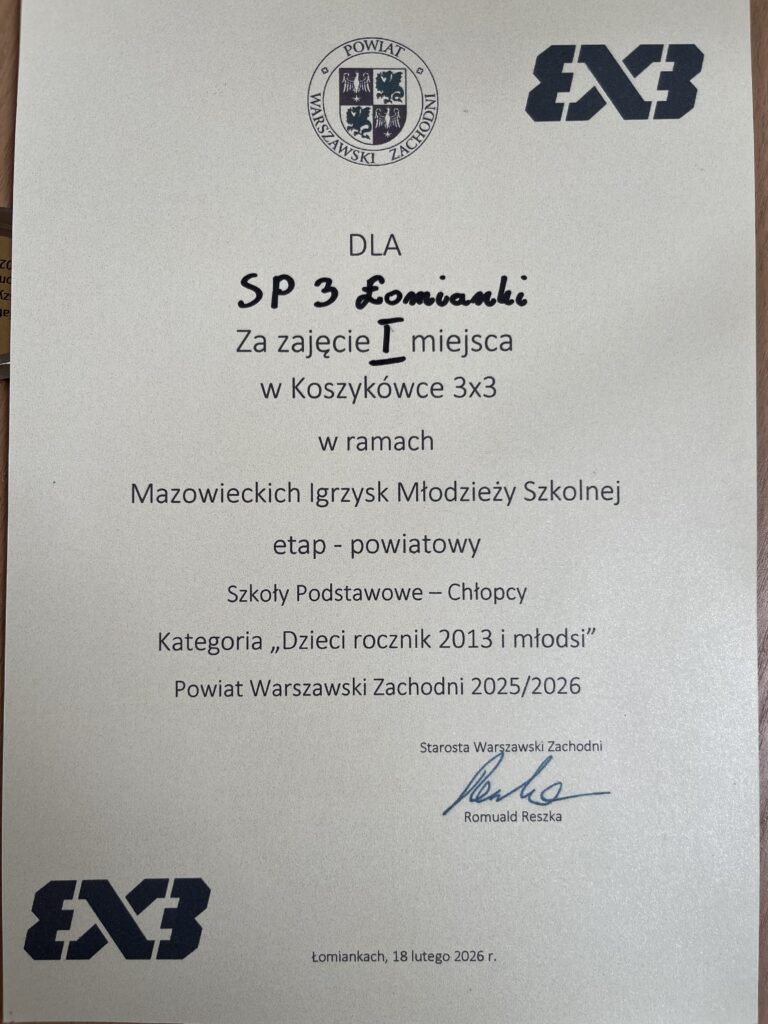 Finał Powiatu w Młodzieżowych Igrzyskach Młodzieży Szkolnej w koszykówce chłopców 3x3 w kategorii dzieci rocznik 2013 i młodsi.