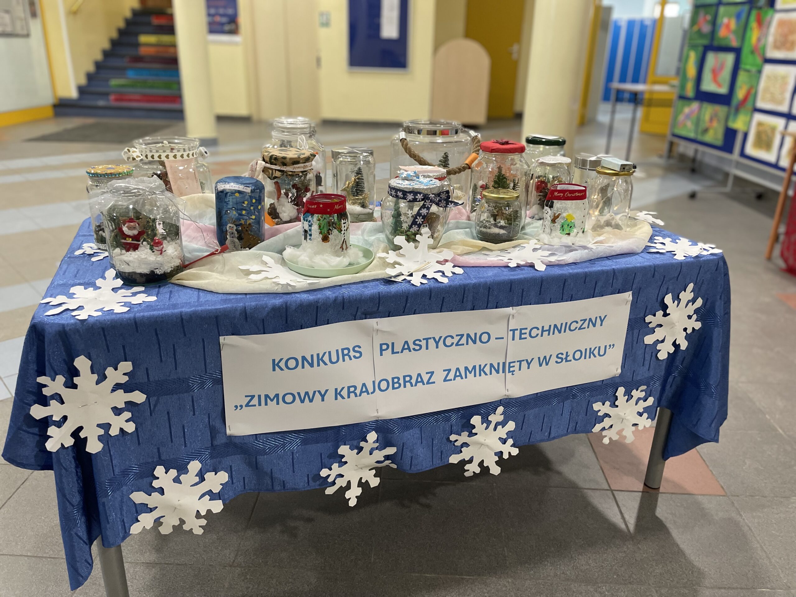 Konkurs plastyczno-techniczny "Zimowy krajobraz zamknięty w słoiku"
