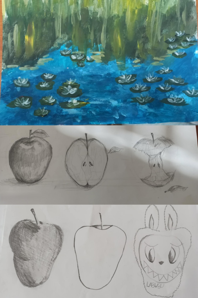 Prace plastyczne uczniów