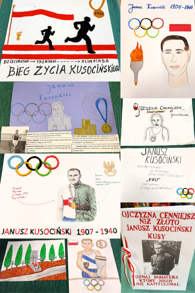 Szkolny konkurs historyczny pt. „Janusz Kusociński – Ojczyzna cenniejsza niż złoto”