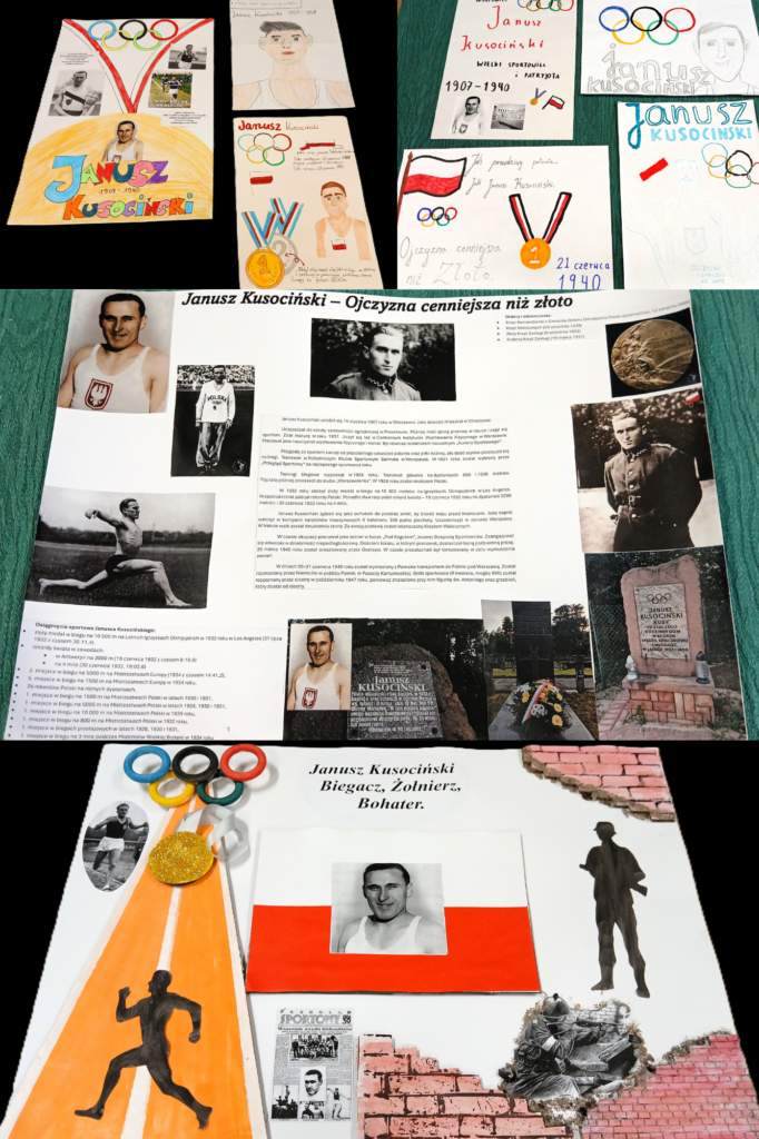Szkolny konkurs historyczny pt. „Janusz Kusociński – Ojczyzna cenniejsza niż złoto”