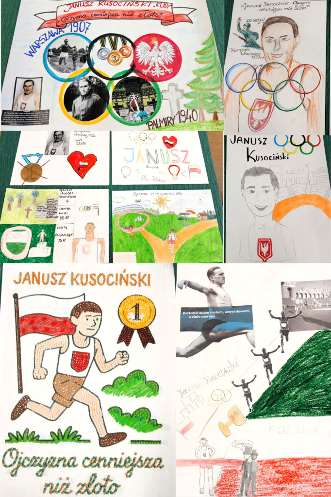 Szkolny konkurs historyczny pt. „Janusz Kusociński – Ojczyzna cenniejsza niż złoto”