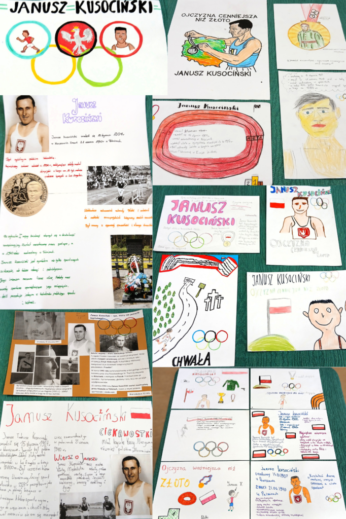 Szkolny konkurs historyczny pt. „Janusz Kusociński – Ojczyzna cenniejsza niż złoto”