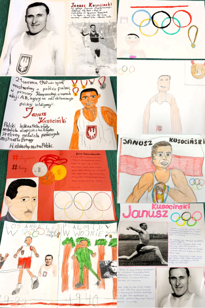 Szkolny konkurs historyczny pt. „Janusz Kusociński – Ojczyzna cenniejsza niż złoto”