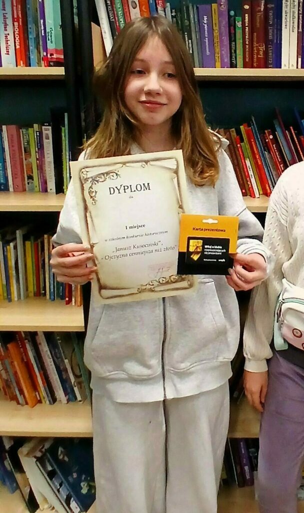 Szkolny konkurs historyczny pt. „Janusz Kusociński – Ojczyzna cenniejsza niż złoto”