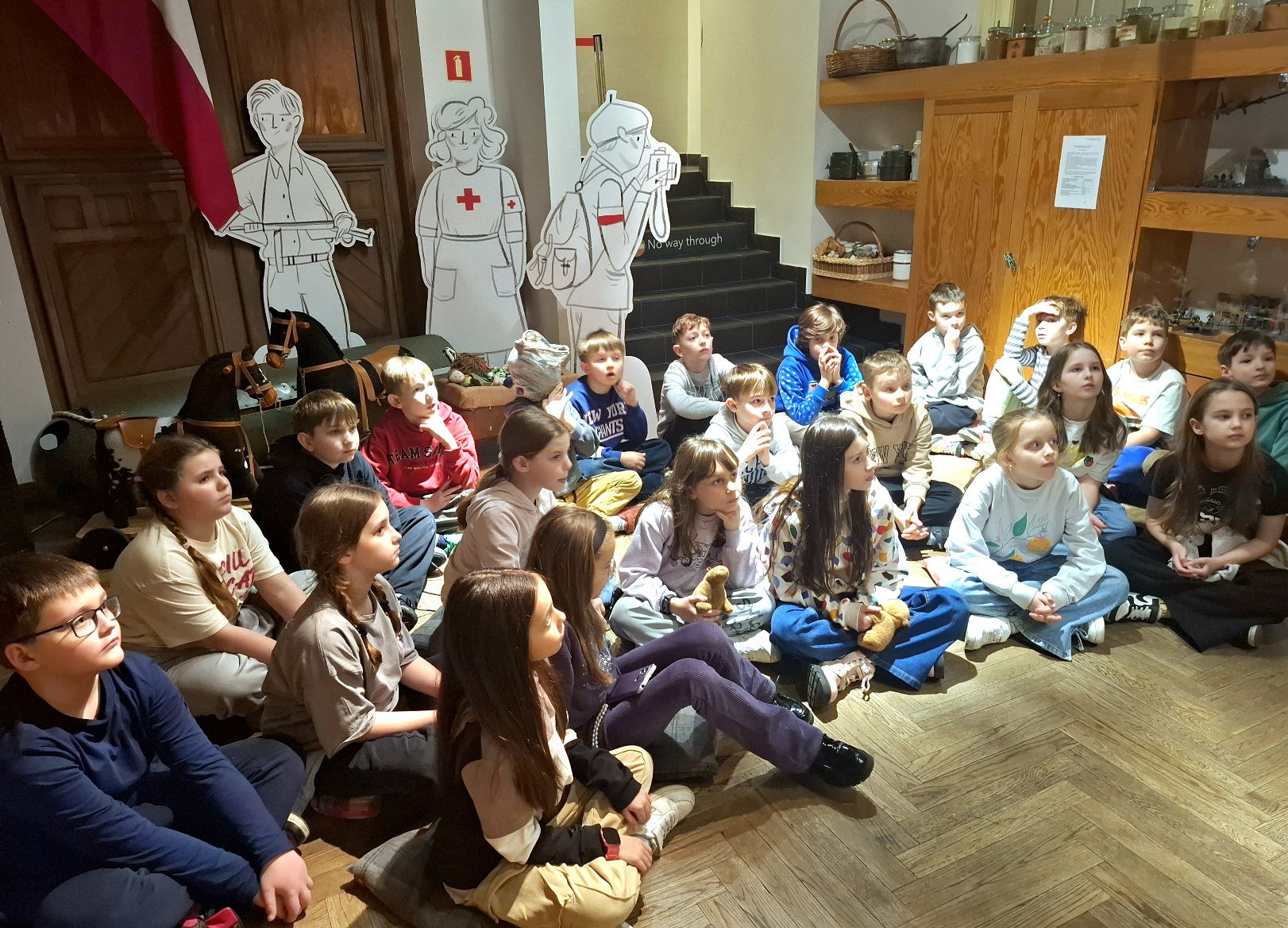 Wycieczka klasy 3b do Muzeum Powstania Warszawskiego