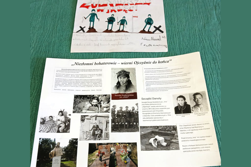Szkolny konkurs historyczno-plastyczny pt. „Niezłomni bohaterowie – wierni Ojczyźnie do końca”