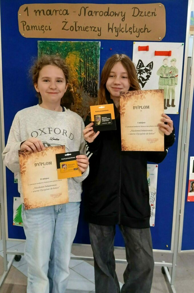 Szkolny konkurs historyczno-plastyczny pt. „Niezłomni bohaterowie – wierni Ojczyźnie do końca”