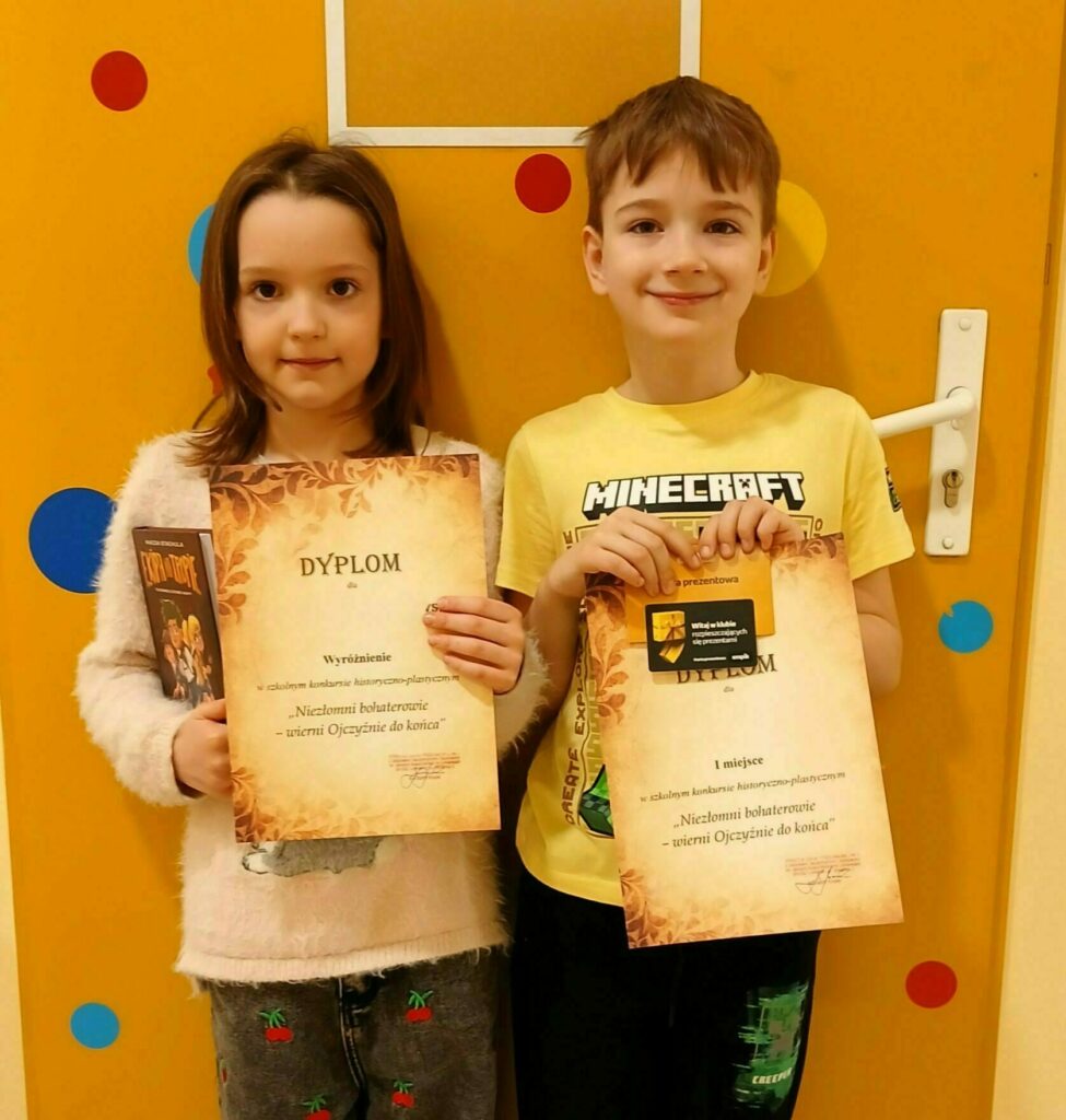 Szkolny konkurs historyczno-plastyczny pt. „Niezłomni bohaterowie – wierni Ojczyźnie do końca”