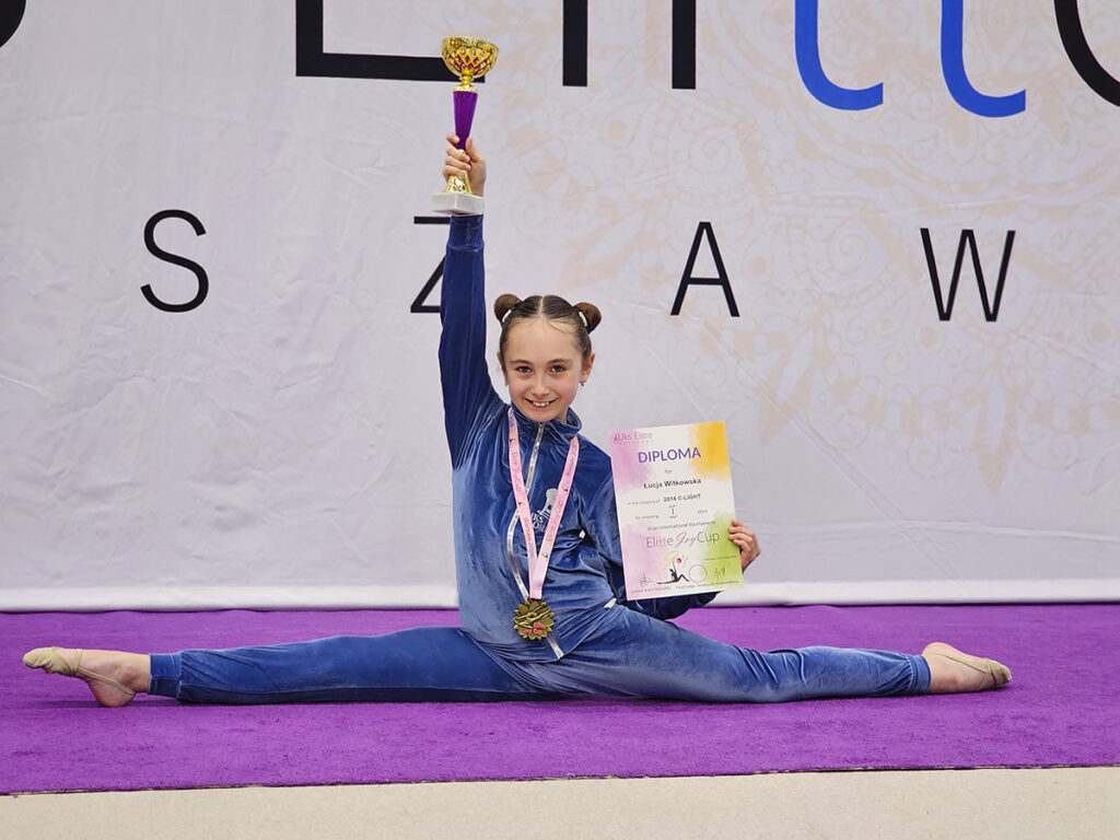 Łucja znowu na podium! Kolejne złoto naszej uczennicy! 