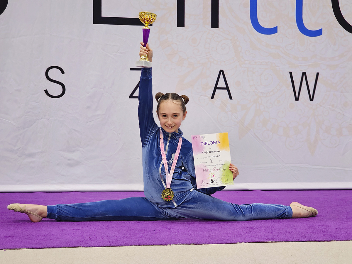 Łucja znowu na podium! Kolejne złoto naszej uczennicy! 