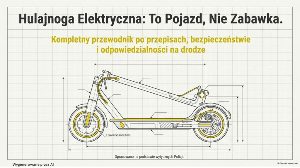 Hulajnoga elektryczna - to nie zabawka!