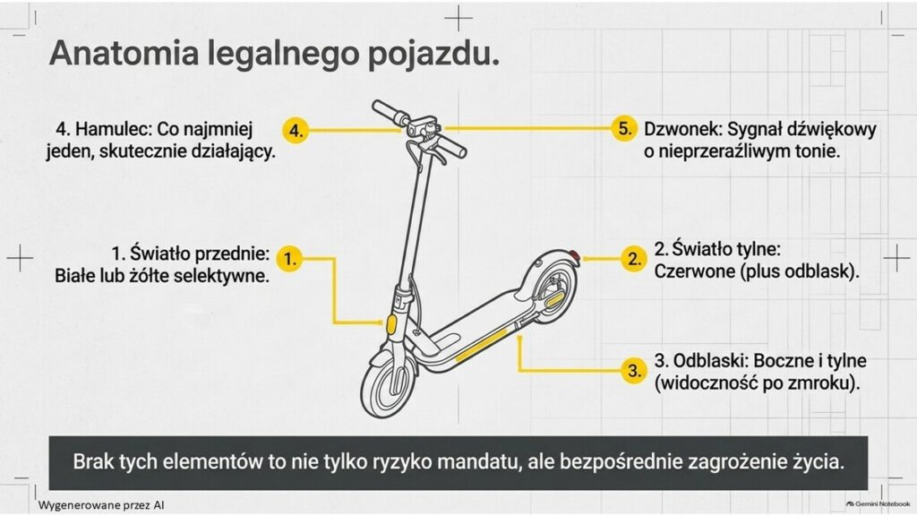 Hulajnoga elektryczna - to nie zabawka!