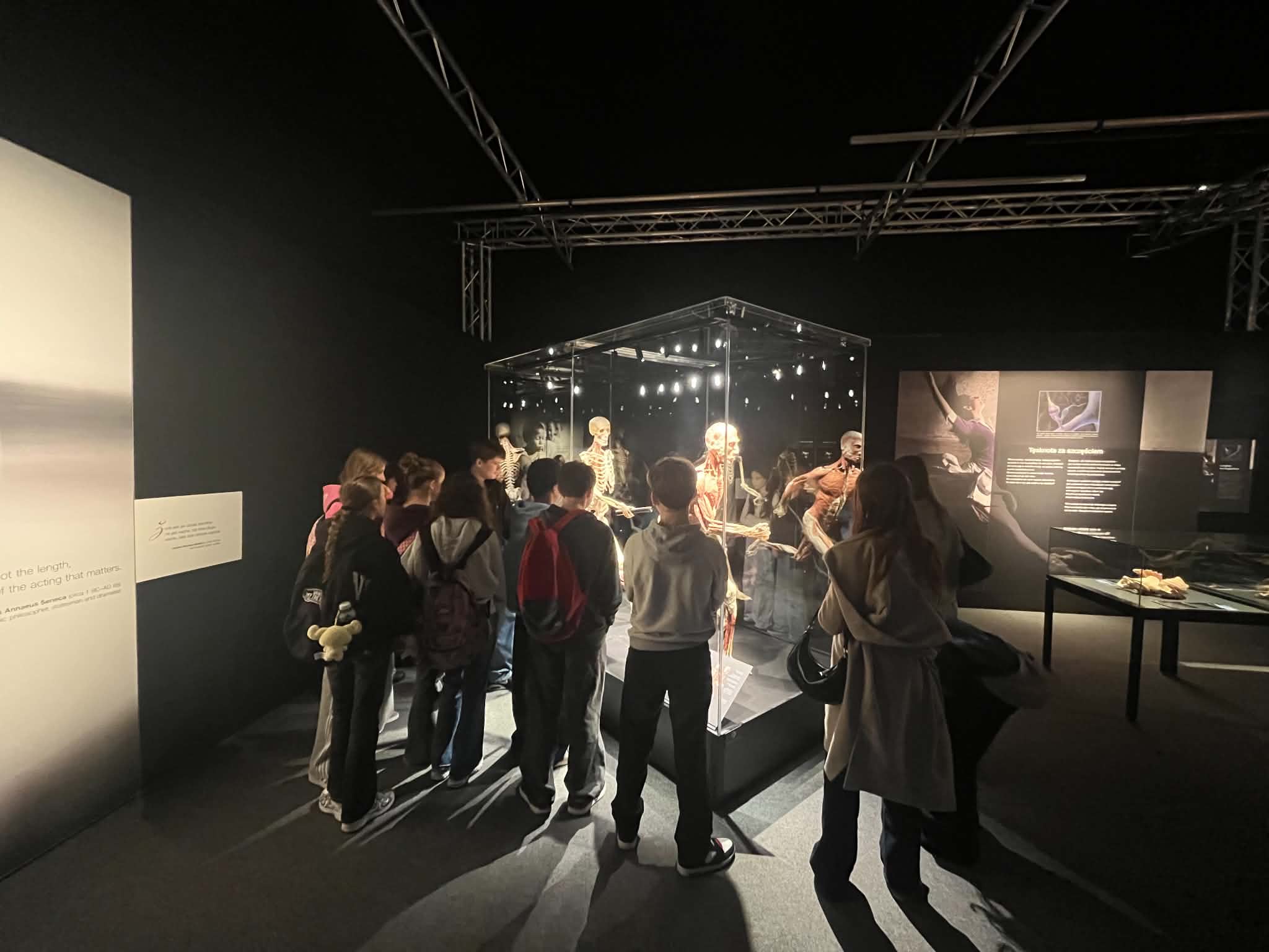 Wycieczka klas 7a i 7d na wystawę „Body Worlds Pulse” w Warszawie